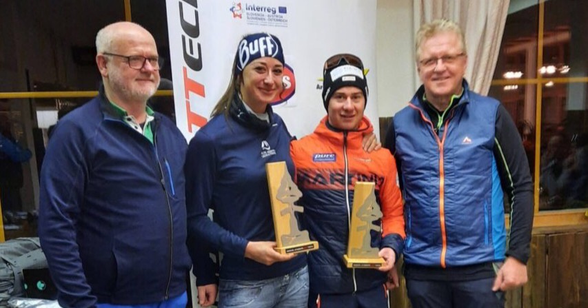 Skitourenlauf und Snowrun auf das Dreil&auml;ndereck
